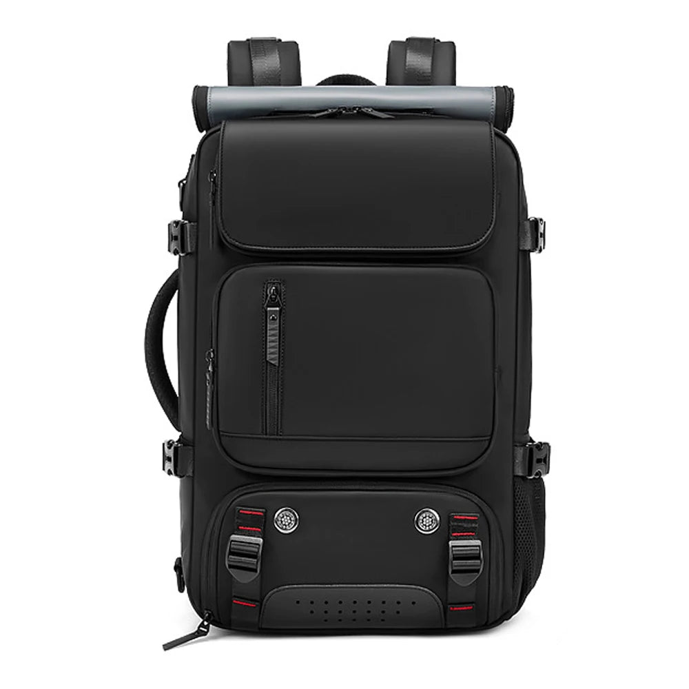 Large Travel Backpack Boardable Backpack USB Charging Waterproof Outdoor Travel Backpack Independent Shoe Compartment 8102