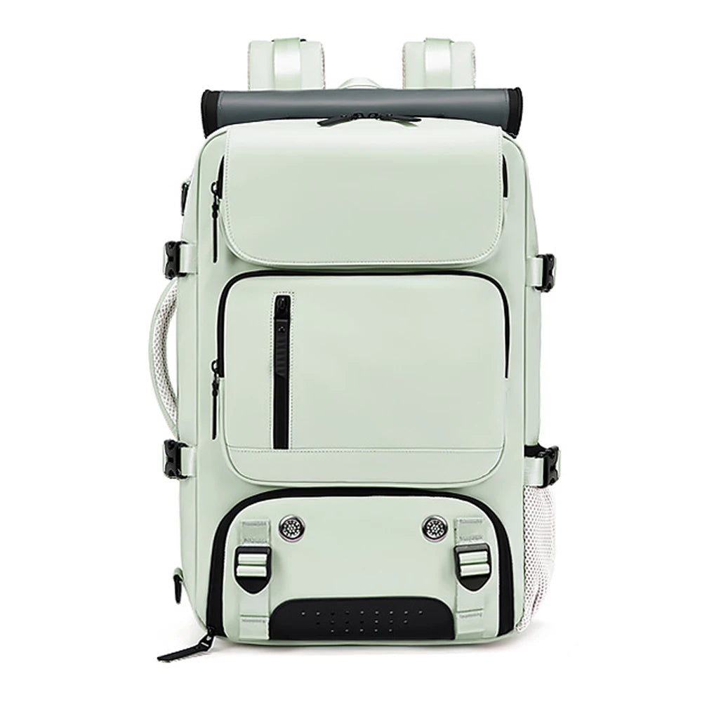 Large Travel Backpack Boardable Backpack USB Charging Waterproof Outdoor Travel Backpack Independent Shoe Compartment 8102