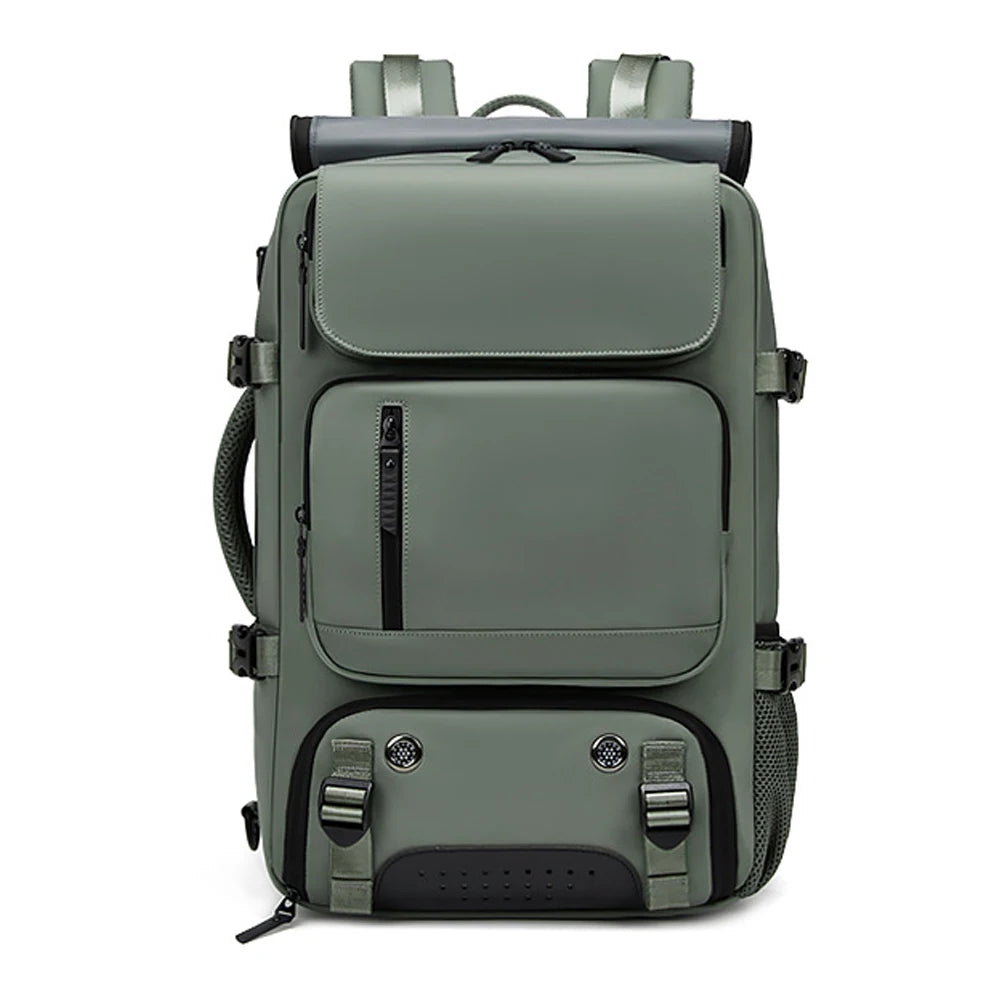 Large Travel Backpack Boardable Backpack USB Charging Waterproof Outdoor Travel Backpack Independent Shoe Compartment 8102