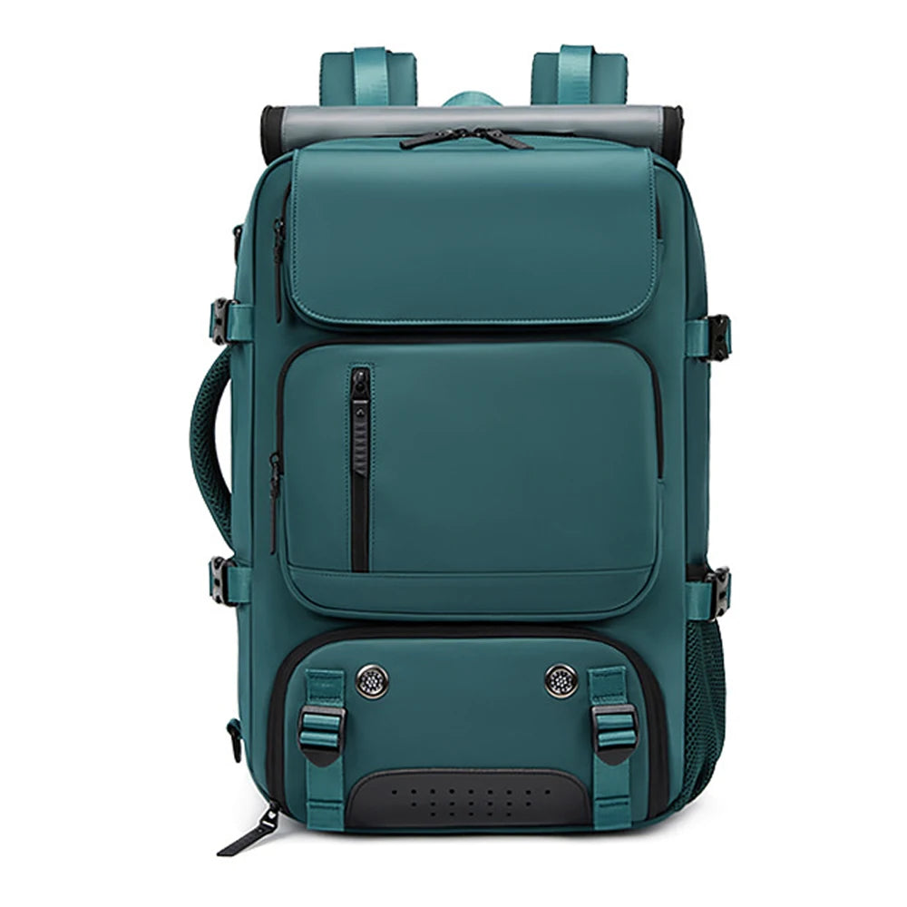 Large Travel Backpack Boardable Backpack USB Charging Waterproof Outdoor Travel Backpack Independent Shoe Compartment 8102